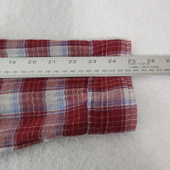 Xirena Plaid Cotton Casual Button Up Shirt - Picture 6 of 7